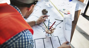 Construction Interior Blueprint Plan Designing Concept