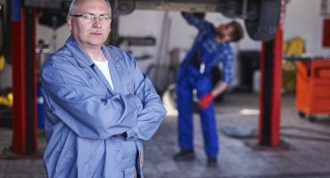 Portrait of owner the best workshop